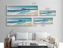 Kommetjie Beach, South Africa Panoramic Beach Print, Vacation Gift, South Africa Wall Art, Framed Canvas Print, Framed Beach Painting