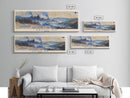 KryvyiRih Ukraine Panoramic Travel Poster, Framed Canvas Print or Metal Wall Art, Travel Art, Home Decor, Panoramic Painting, Midcentury Art