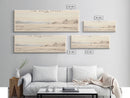 The White Desert Travel Print Wall Art, Travel Poster Print, Retro Style COUNTRY Home Decor, Wall Hanging, Travel Gift Idea, Unique Metal Art