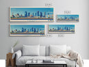 Astana, Kazakhstan Panoramic Travel Poster Canvas Print, Astana, Kazakhstan Painting, Kazakhstan Art, Astana Travel Art, Guest Room Painting
