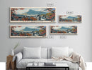 East Kilbride, Scotland Panoramic Canvas Print, East Kilbride, Scotland Painting, Scotland Art, East Kilbride Travel Poster, Travel Art, Housewarming Gift