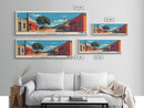 Krugersdorp, South Africa Panoramic Canvas Print, Krugersdorp, South Africa Painting, South Africa Art, Krugersdorp Travel Poster, Travel Art, Guest Room Painting