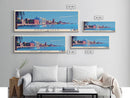 Port Sudan,  Sudan Panoramic Canvas Print, Port Sudan,  Sudan Painting,  Sudan Art, Port Sudan Travel Poster, Travel Art, Living Room Painting