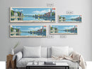 Saint-Jerome, Canada Panoramic Canvas Print, Saint-Jerome, Canada Painting, Canada Art, Saint-Jerome Travel Poster, Travel Art, Housewarming Gift