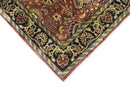Traditional Persian Design Maroon Hand Knotted Wool 3x12 Area Rug