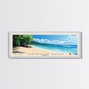 Champagne Beach, Vanuatu Panoramic Beach Print, Vacation Gift, Vanuatu Wall Art, Framed Canvas Print, Framed Beach Painting