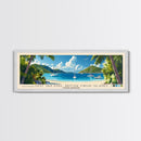 Jost Van Dyke, British Virgin Islands , United Kingdom Panoramic Print, Vacation Gift, United Kingdom Wall Art, Beach Painting, Beach Decor, Beach Or Lakehouse Art