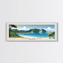 Kawau Island, New Zealand Panoramic Print, Vacation Gift, New Zealand Wall Art, Beach Painting, Beach Decor, Beach Or Lakehouse Art