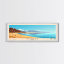 Nuweiba, Egypt Panoramic Print, Vacation Gift, Egypt Wall Art, Beach Painting, Beach Decor, Large Wall Art, Wood Frame Art