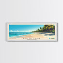 Punta Cana, Dominican Republic Panoramic Print, Vacation Gift, Dominican Republic Wall Art, Vacation Wall Art, Vacatation Memories, Beach Decor, Beach Or Lakehouse Art