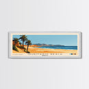 Quemado Beach, Morocco Panoramic Print, Vacation Gift, Morocco Wall Art, Beach Painting, Beach Decor, Large Wall Art, Wood Frame Art