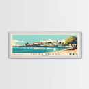 Tavira Island, Portugal Panoramic Beach Print, Vacation Gift, Portugal Wall Art, Beach Painting, Beach Decor, Beach Painting