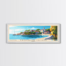 Tromelin Island, France Panoramic Beach Print, Vacation Gift, France Wall Art, Framed Canvas Print, Framed Beach Painting