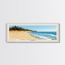 Twelvemile Beach, Michigan Panoramic Print, Vacation Gift, Michigan Wall Art, Beach Painting, Beach Decor, Large Wall Art, Wood Frame Art
