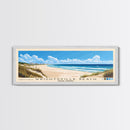 Wrightsville Beach, North Carolina Panoramic Beach Print, Vacation Gift, North Carolina Wall Art, Beach Painting, Beach Decor, Beach Painting