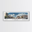 Sioux Falls South Carolina Travel Poster, Framed Canvas Print, Wall Art, Home Decor, Travel Gift, Living Room Art, Retro Style Art