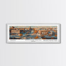 South Bend Indiana Travel Poster, Framed Canvas Print, Wall Art, Home Decor, Travel Gift, Living Room Art, Retro Style Art, Office Decor