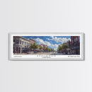 Stockton California Travel Poster, Framed Canvas Print, Wall Art, Home Decor, Travel Print, Office Decor, Living Room Art, Gift Idea