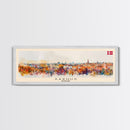 The Enchanted River Travel Print Wall Art, Travel Poster Print, Retro Style COUNTRY Home Decor, Wall Hanging, Travel Gift Idea, Unique Metal Art