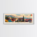 Agualva Portugal Wall Art, Panoramic Travel Poster, Panoramic Framed Canvas Print, City Wall Art, Wall Hanging Home Decor, Travel Art