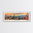 Coventry United Kingdom Wall Art, Panoramic Travel Poster, Panoramic Framed Canvas Print, City Wall Art, Wall Hanging Home Decor, Travel Art