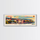 Gothenburg Sweden Travel Art, City Art, Framed Canvas Print or Metal Wall Art, Europe Travel Poster, Panoramic Wall Art, Extra Wide Wall Art