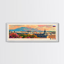 Nizhnekamsk Russia Travel Print Wall Art, Panoramic City Art, Travel Art, Wall Decor, Vacation Gift, Framed Canvas Print Or Metal Art