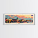 Oryol Russia Wall Art, Panoramic Travel Poster, Panoramic Framed Canvas Print, City Wall Art, Wall Hanging Home Decor, Travel Art