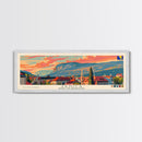 Zenica Bosnia Travel Print Wall Art, Panoramic City Art, Travel Art, Wall Decor, Vacation Gift, Framed Canvas Print Or Metal Art