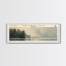 Lake Saint Clair, Boho Art, Travel Poster Art, Wall Art, Home Decor, Nature Scene, Lake Painting, Minimalist Art, Bedroom Decor, Landscape Painting, Travel Print, Framed Canvas Print, Lake House Decor, Panoramic Print
