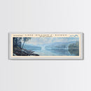 Lake William C Bowen South Carolina Framed Canvas Print, Lake House Decor, Panoramic Wall Art, Travel Poster, Landscape Painting, Bedroom Decor
