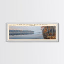 Umbagog Lake New Hampshire Panoramic Wall Art, Framed Canvas Print, Lake House Decor, Travel Poster, Serene Landscape, Living Room Art