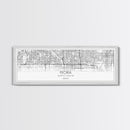 Panoramic Peoria City Map, Arizona Art, Map Print, Minimalist Wall Art, Canvas Art, Housewarming Gift, Street Map Art, Closing Gift
