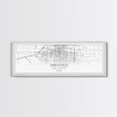 Panoramic Springfield City Map, Missouri Art, Map Print, Minimalist Wall Art, Canvas Art, Housewarming Gift, Street Map Art, Closing Gift