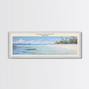 Maldives Travel Poster Print, Framed Canvas Print, COUNTRY Travel Art, Wood Framed Art, Wall Hanging, Home Decor