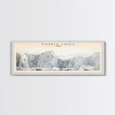 Gullfoss Waterfall Travel Poster Print, Framed Canvas Wall Art, Metal Wall Art, COUNTRY art, Gift For Him, Travel Wall Art, Travel Lover Gift