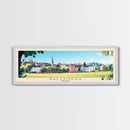 Ballymena, Ireland Travel Poster Panoramic Canvas Print, Ballymena, Ireland Painting, Ireland Art, Ballymena Travel Art, Guest Room Painting