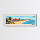 Beira, Mozambique Panoramic Travel Poster Canvas Print, Beira, Mozambique Painting, Mozambique Art, Beira Travel Art, Living Room Painting