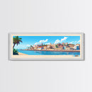 Benguela, Angola Panoramic Travel Poster Canvas Print, Benguela, Angola Painting, Angola Art, Benguela Panoramic Travel Art, Travel Painting