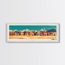 Kassala,  Sudan Panoramic Travel Poster Canvas Print, Kassala,  Sudan Painting,  Sudan Art, Kassala Travel Art, Guest Room Painting