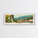 Armenia, Colombia Panoramic Canvas Print, Armenia, Colombia Painting, Colombia Art, Armenia Travel Poster, Travel Art, Vacation Gift
