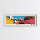Asuncion, Paraguay Panoramic Canvas Print, Asuncion, Paraguay Painting, Paraguay Art, Asuncion Travel Poster, Travel Art, Living Room Painting