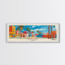 Biskra, Algeria Panoramic Canvas Print, Biskra, Algeria Painting, Algeria Art, Biskra Travel Poster, Travel Art, Living Room Painting