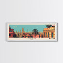 Cairo, Egypt Panoramic Canvas Print, Cairo, Egypt Painting, Egypt Art, Cairo Travel Poster, Travel Art, Housewarming Gift
