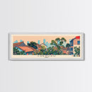 Chengdu, China Panoramic Canvas Print, Chengdu, China Painting, China Art, Chengdu Travel Poster, Travel Art, Vacation Gift