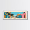 Cuautitlan Izcalli, Mexico Panoramic Canvas Print, Cuautitlan Izcalli, Mexico Painting, Mexico Art, Cuautitlan Izcalli Travel Poster, Travel Art, Guest Room Painting