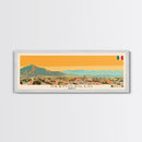 Hermosillo, Mexico Panoramic Canvas Print, Hermosillo, Mexico Painting, Mexico Art, Hermosillo Travel Poster, Travel Art, Living Room Painting