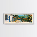 Machala, Ecuador Panoramic Canvas Print, Machala, Ecuador Painting, Ecuador Art, Machala Travel Poster, Travel Art, Guest Room Painting