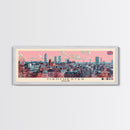 Manchester, England Panoramic Canvas Print, Manchester, England Painting, England Art, Manchester Travel Poster, Travel Art, Vacation Gift