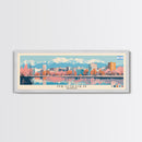 Neuquen, Argentina Panoramic Canvas Print, Neuquen, Argentina Painting, Argentina Art, Neuquen Travel Poster, Travel Art, Vacation Gift